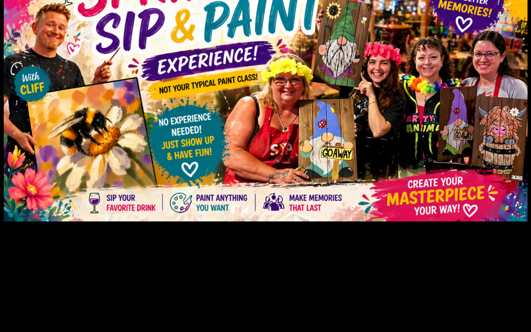 Spring SIP & Paint Experience! The Chicago Loop in Streamwood  Thursday, May 14th  6:30PM