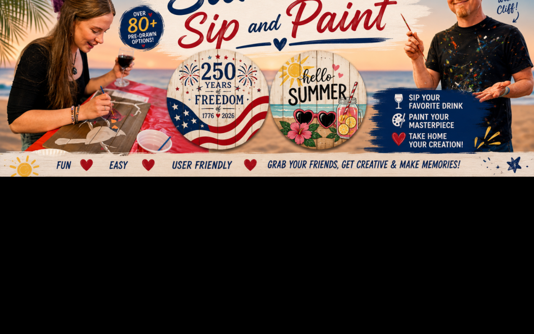 Pre-Drawn SIP & Paint Experience at Riverside Pub | 80+ Designs Including Paint Your Pet 6/18/26